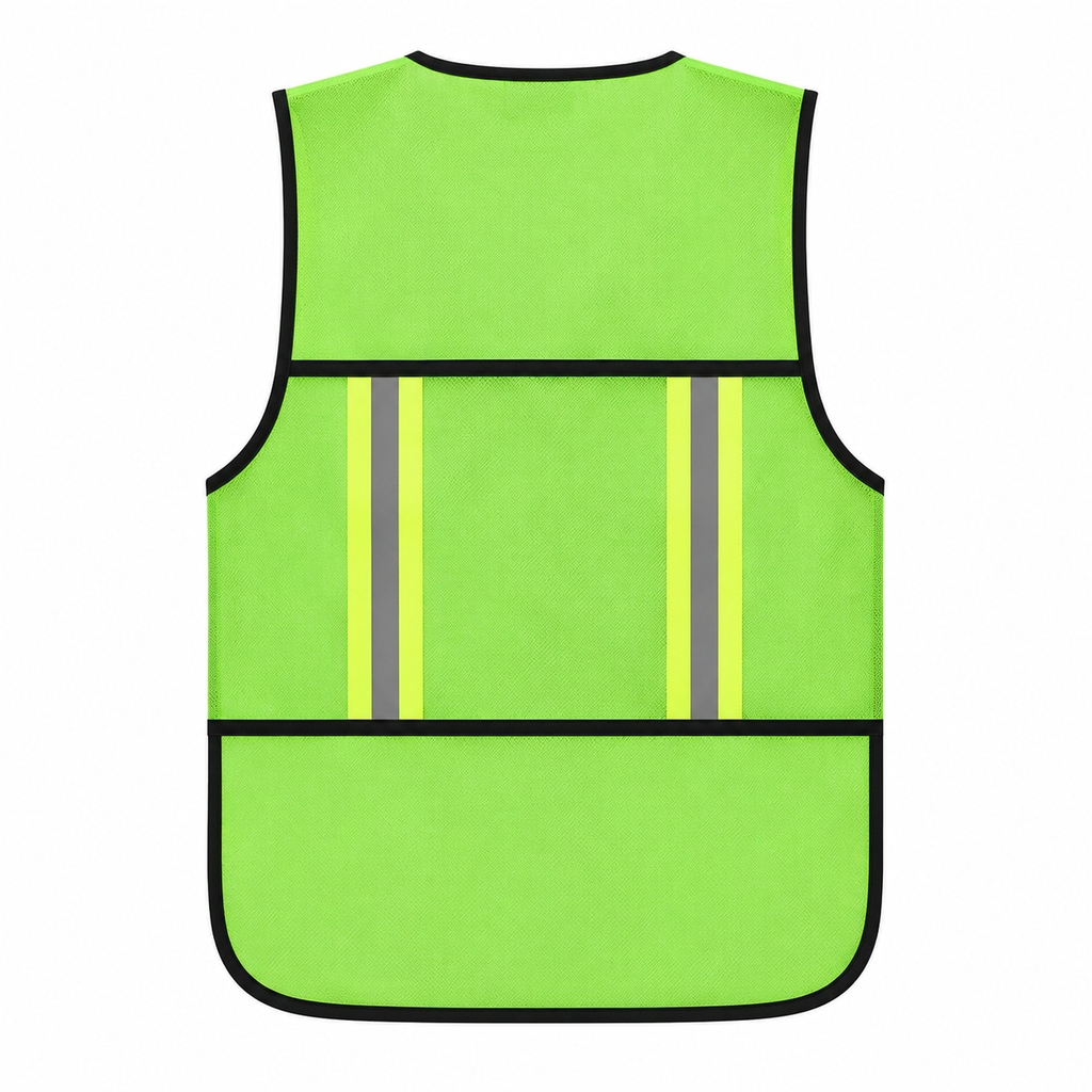 Chaleco fosforescente verde con reflejante 06-R