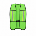 Chaleco fosforescente verde con reflejante 06-R