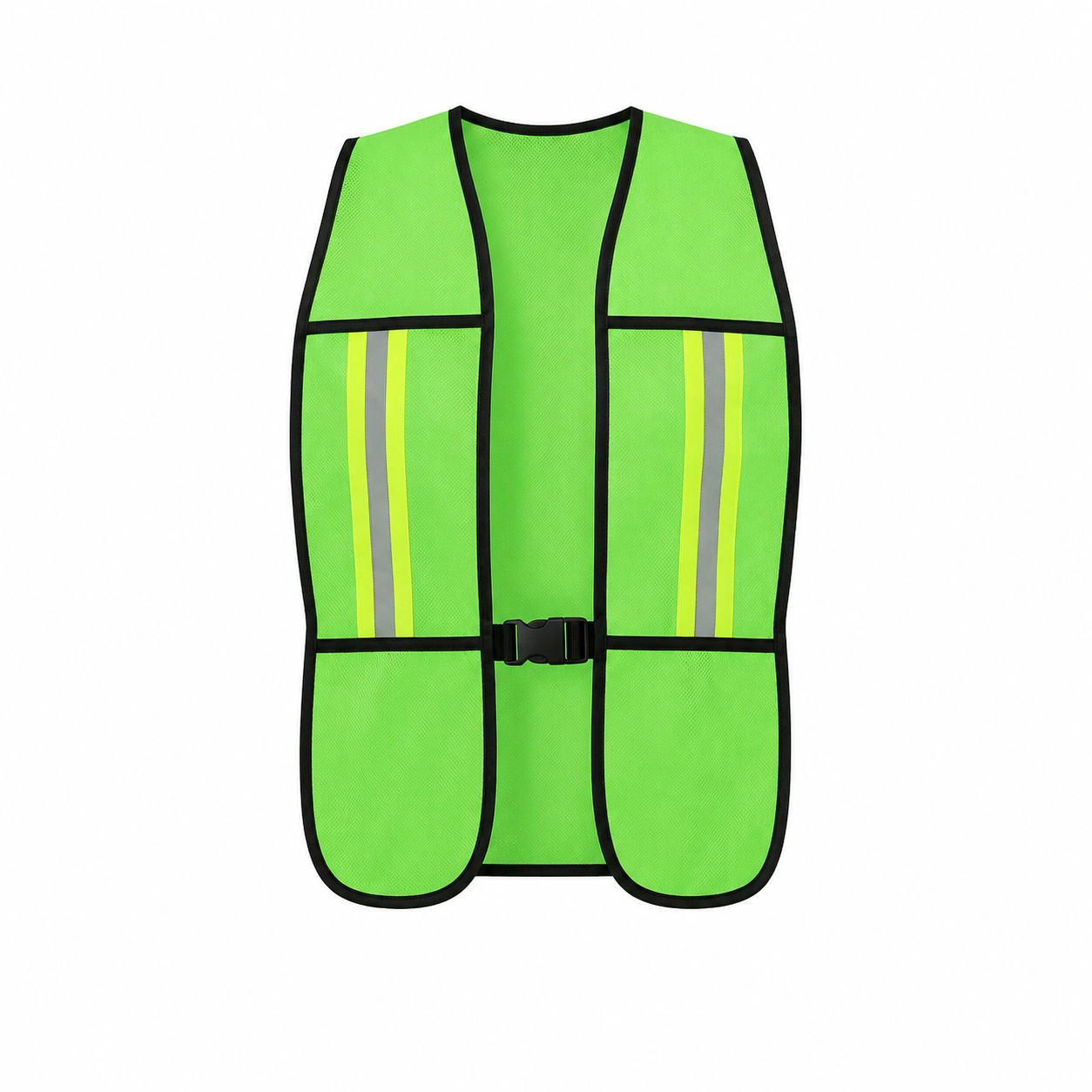 Chaleco fosforescente verde con reflejante 06-R
