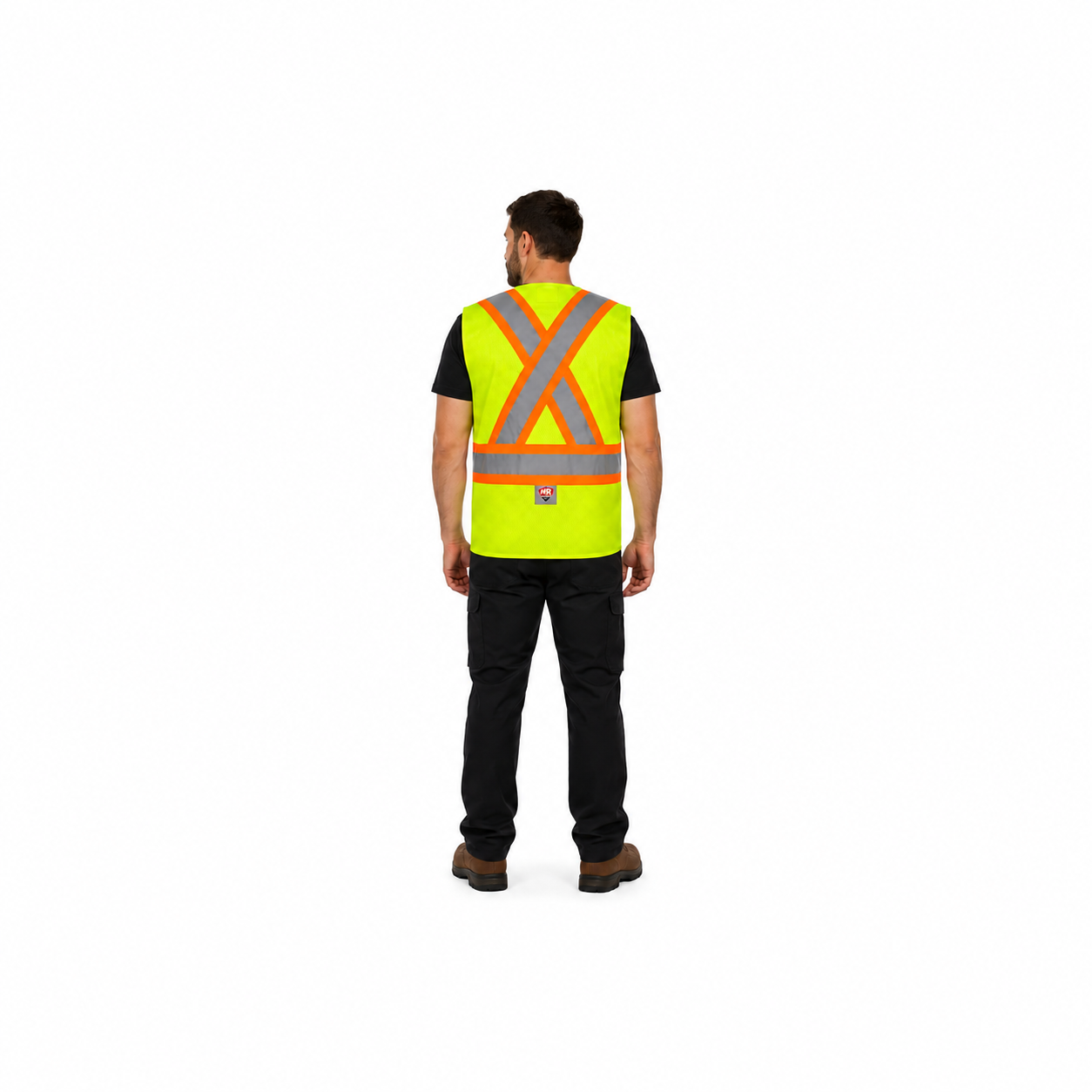 Chaleco de Seguridad Amarillo Alta Visibilidad Ajustable SR1034-AM MR Seguridad